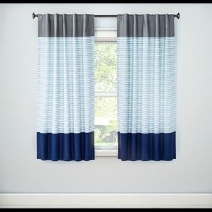 Target 63” Pillowfort Colorblock Blackout Curtain